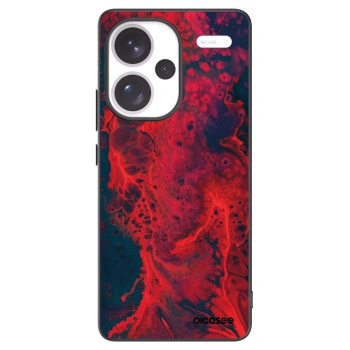 Picasee silikonový černý obal pro Xiaomi Redmi Note 13 Pro+ 5G - Organic red