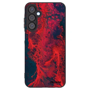 Picasee silikonový černý obal pro Samsung Galaxy A25 A256B 5G - Organic red