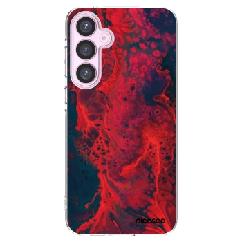 Picasee silikonový průhledný obal pro Samsung Galaxy A55 5G A556B - Organic red