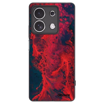 Picasee silikonový černý obal pro Xiaomi Redmi Note 13 4G - Organic red