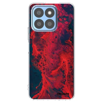 Picasee silikonový průhledný obal pro Honor X8b - Organic red