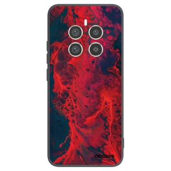 Picasee silikonový černý obal pro Realme 12 Pro 5G - Organic red