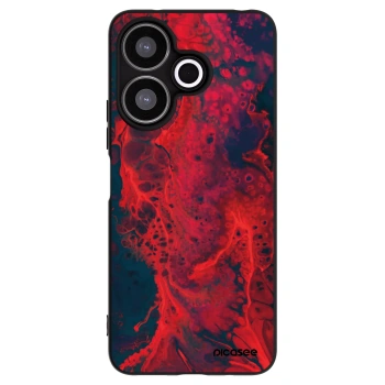 Picasee silikonový černý obal pro Xiaomi Redmi 13 4G - Organic red