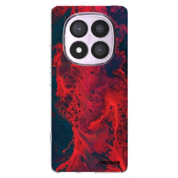Picasee silikonový průhledný obal pro Xiaomi Redmi Note 14 Pro 5G - Organic red