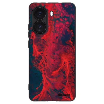 Picasee silikonový černý obal pro Xiaomi Poco X7 Pro 5G - Organic red