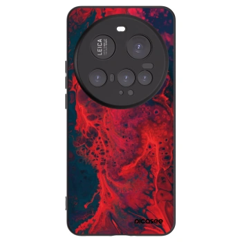 Picasee silikonový černý obal pro Xiaomi 15 Ultra - Organic red