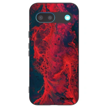 Picasee silikonový černý obal pro Google Pixel 8 - Organic red