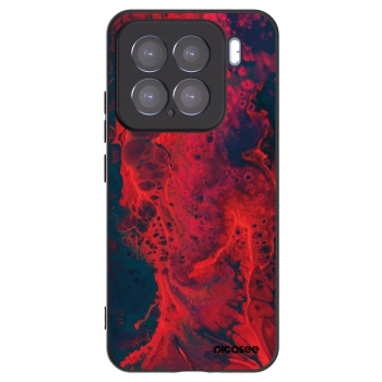 Picasee silikonový černý obal pro Xiaomi 15 - Organic red