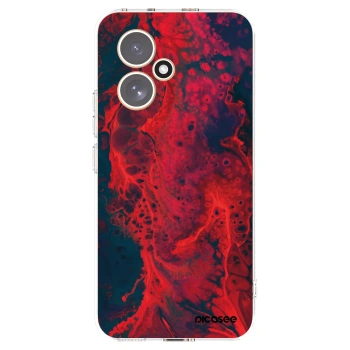 Picasee silikonový průhledný obal pro Honor 400 5G - Organic red