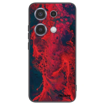 Picasee silikonový černý obal pro Xiaomi Redmi Note 14S - Organic red