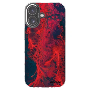Picasee silikonový průhledný obal pro Apple iPhone 17 - Organic red