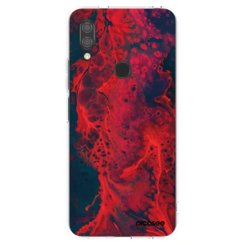 Picasee silikonový průhledný obal pro Xiaomi Redmi 7 - Organic red