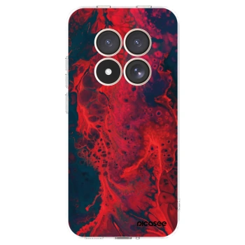 Picasee silikonový průhledný obal pro Xiaomi Redmi Note 15 Pro 4G - Organic red