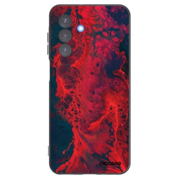 Picasee silikonový černý obal pro Samsung Galaxy A17 5G - Organic red