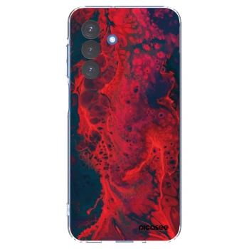 Picasee silikonový průhledný obal pro Samsung Galaxy A17 5G - Organic red
