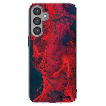 Picasee silikonový průhledný obal pro Samsung Galaxy A16 4G - Organic red