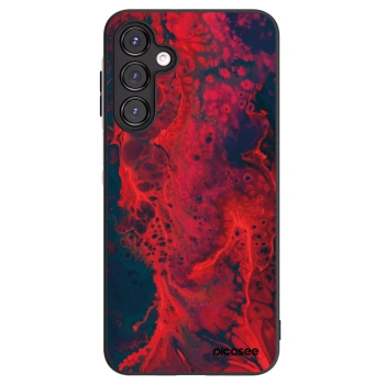 Picasee silikonový černý obal pro Samsung Galaxy A16 4G - Organic red