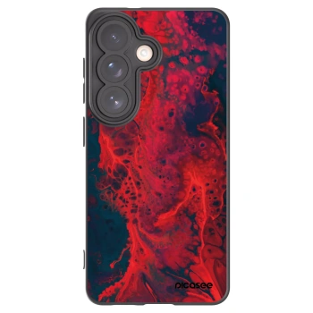 Picasee silikonový černý obal pro Samsung Galaxy S26 - Organic red