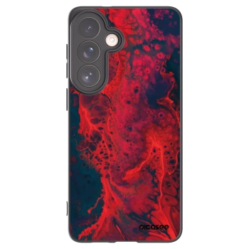 Picasee silikonový černý obal pro Samsung Galaxy S26+ - Organic red