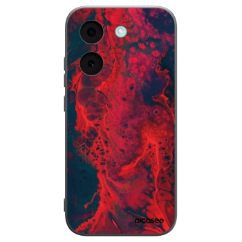 Picasee silikonový černý obal pro Xiaomi Poco X8 Pro - Organic red