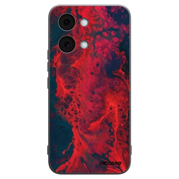 Picasee silikonový černý obal pro Xiaomi Poco X8 Pro Max - Organic red