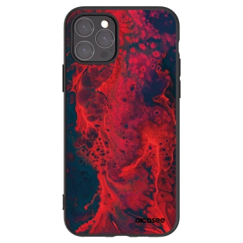 Picasee silikonový černý obal pro Apple iPhone 11 Pro - Organic red
