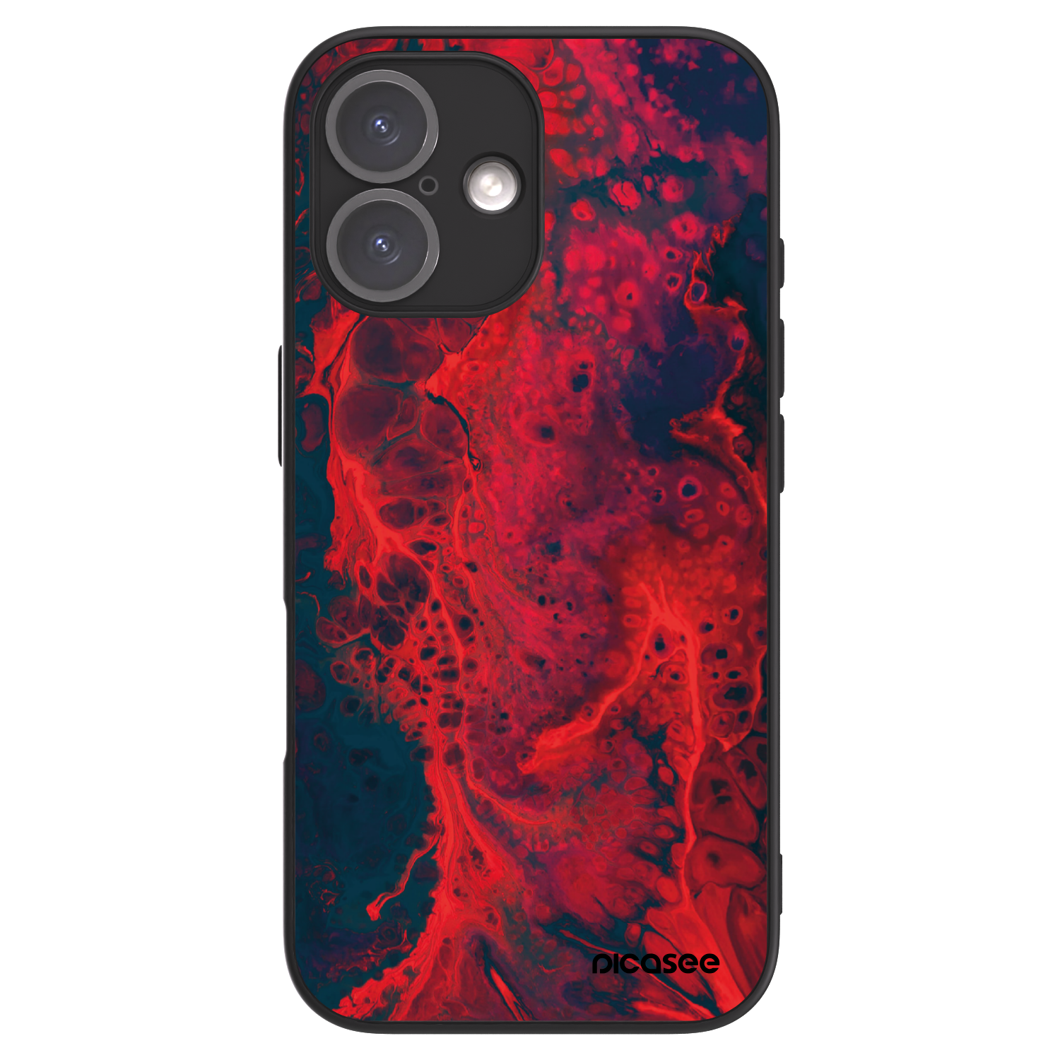 Picasee ULTIMATE CASE MagSafe pro Apple iPhone 16 - Organic red