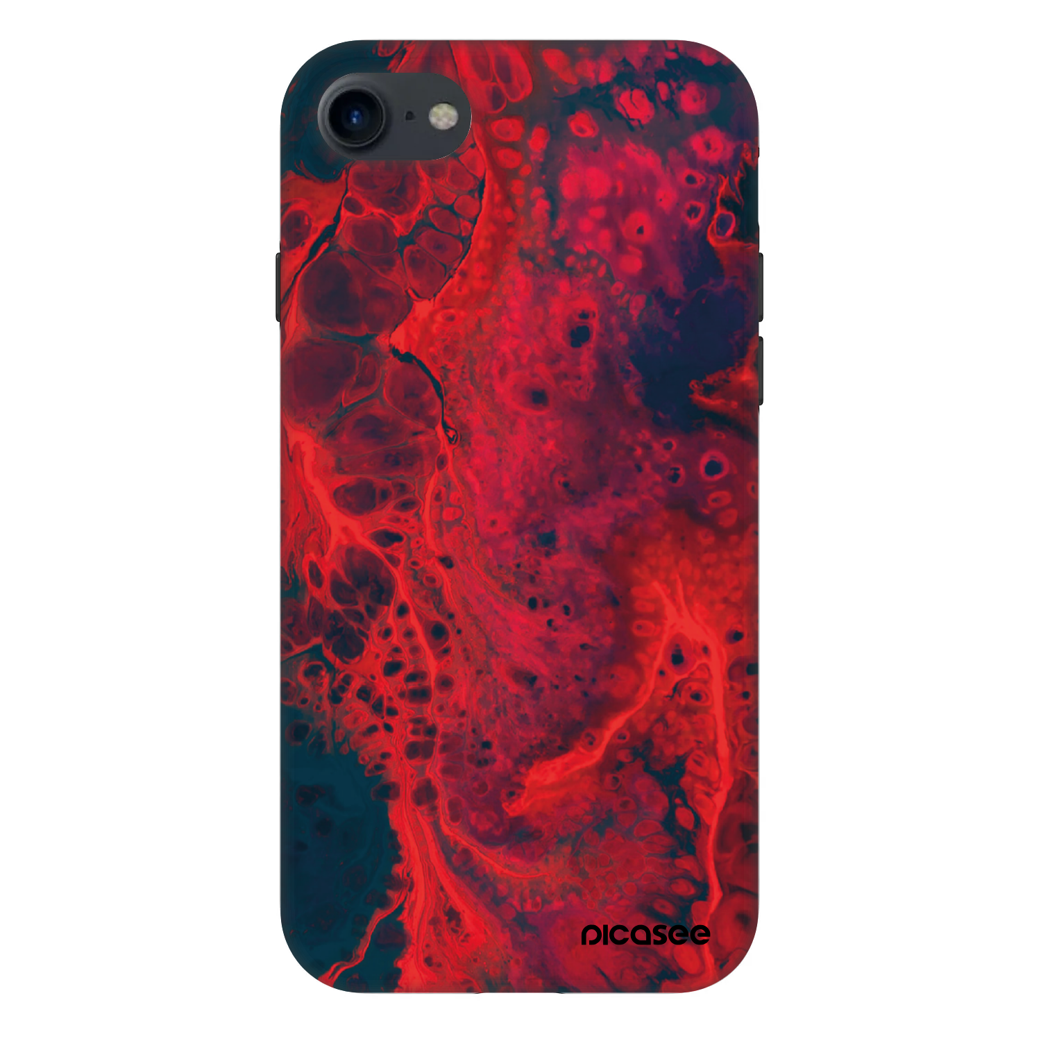 Picasee Fashion Case pro Apple iPhone SE 2020 - Organic red