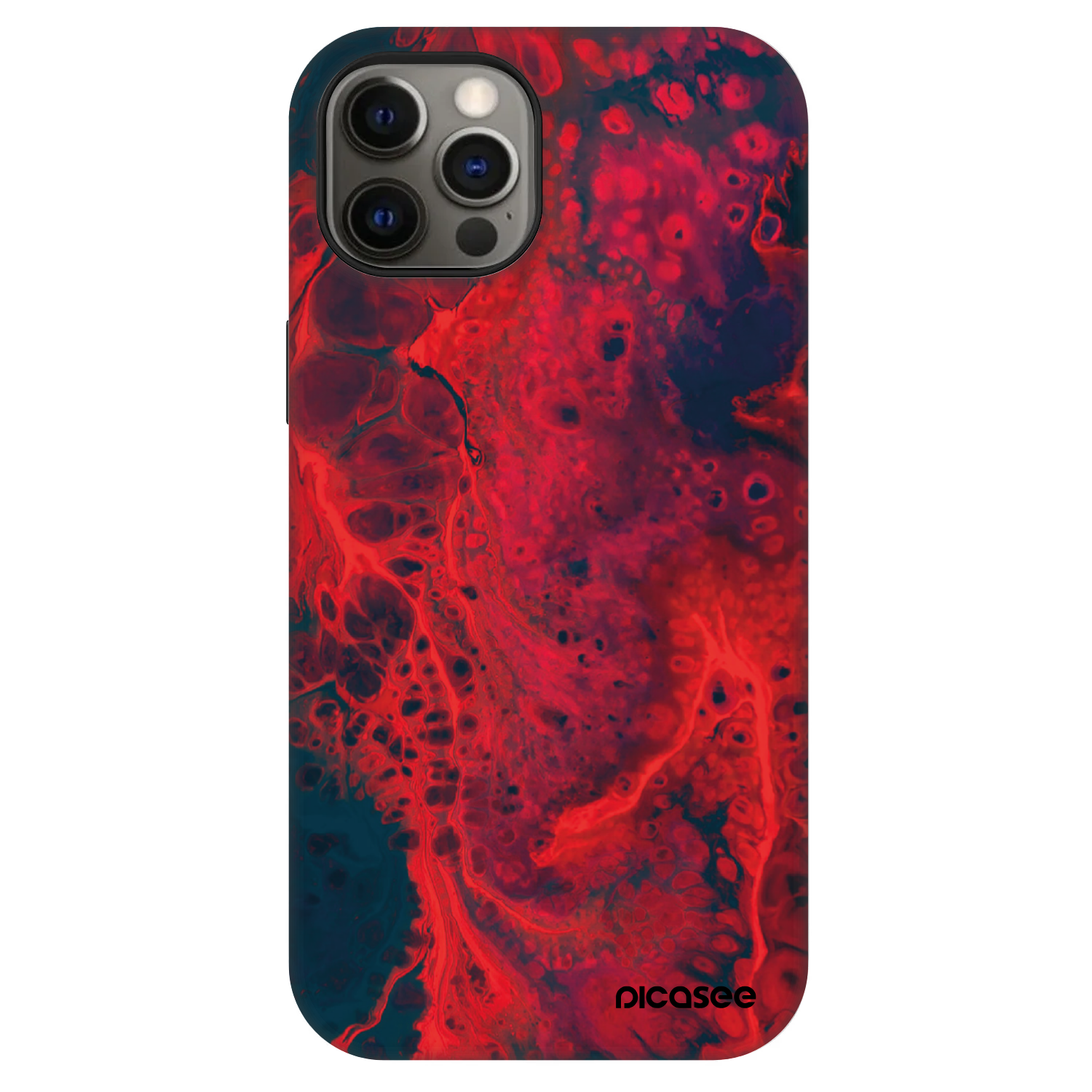 Picasee Fashion Case MagSafe Apple iPhone 12 - Organic red