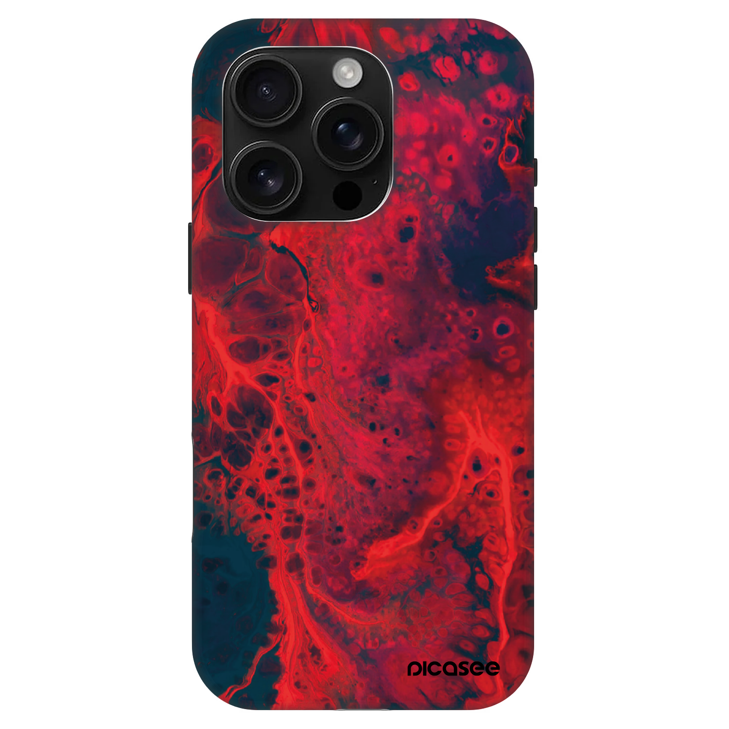 Picasee Fashion Case MagSafe Apple iPhone 16 Pro - Organic red