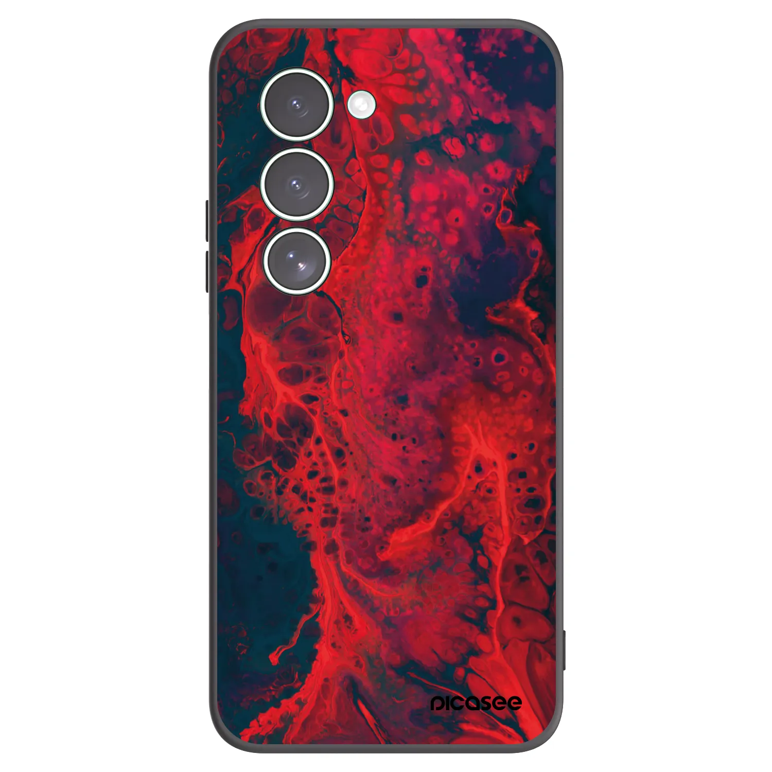 Picasee silikonový černý obal pro Xiaomi Redmi 15 5G - Organic red