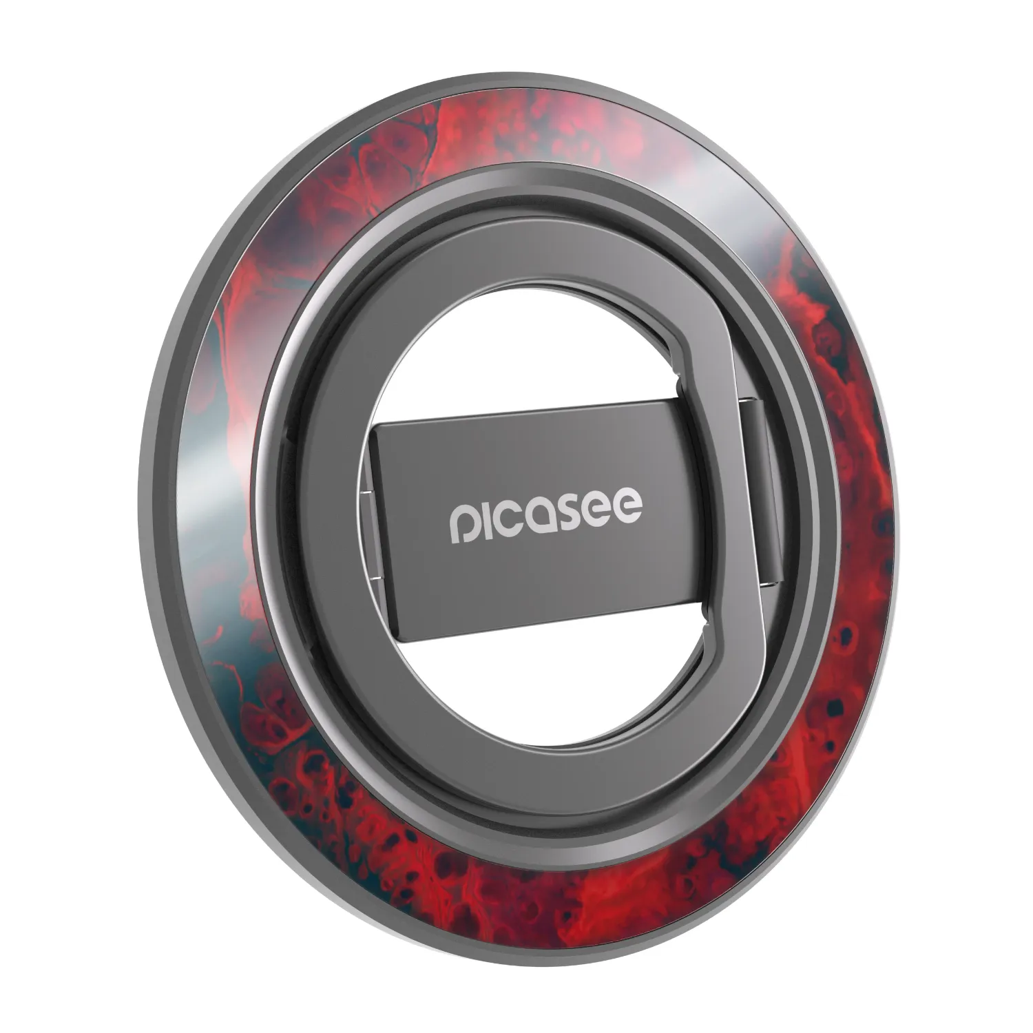 Picasee Magnetický držák - Černý - Organic red