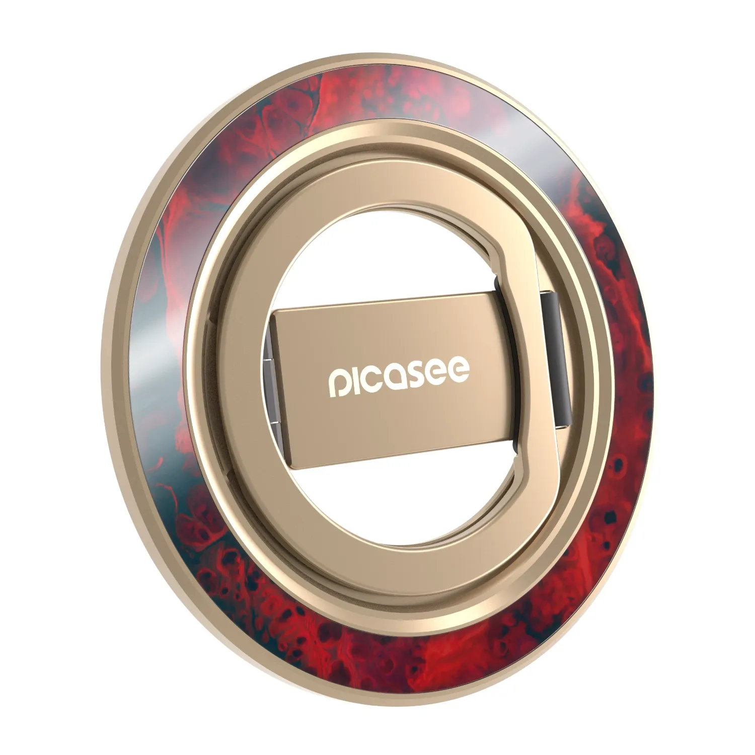 Picasee Magnetický držák - Zlatý - Organic red