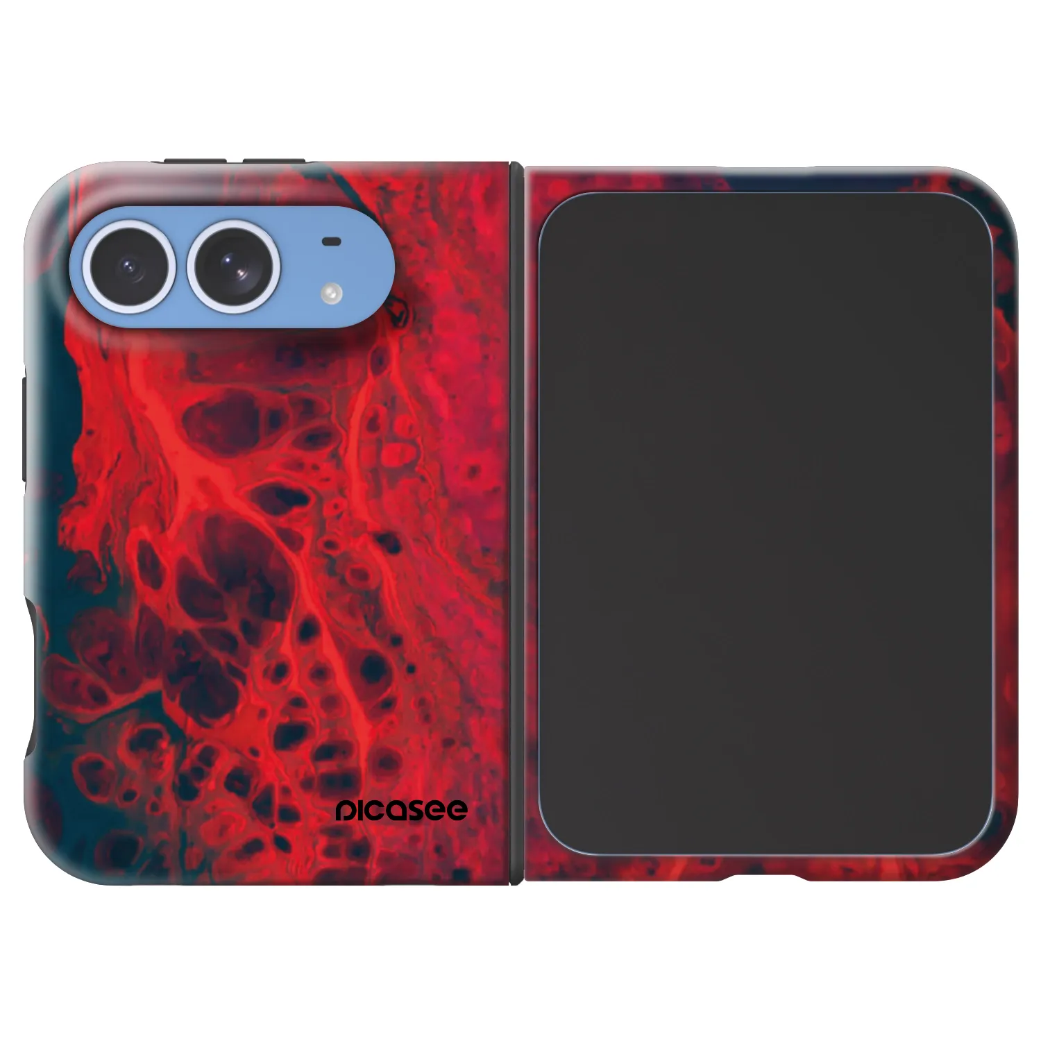 Picasee Fashion Case MagSafe Apple iPhone Duo - Organic red