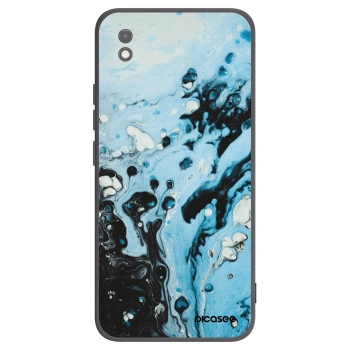 Picasee silikonový černý obal pro Xiaomi Redmi 9AT - Organic blue