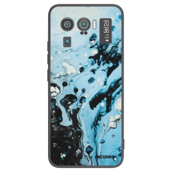 Picasee silikonový černý obal pro Xiaomi Mi 11 Ultra - Organic blue