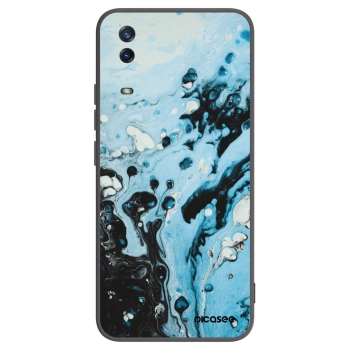 Picasee silikonový černý obal pro Vivo Y11s - Organic blue