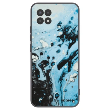 Picasee silikonový černý obal pro Realme 8i - Organic blue