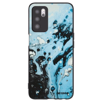 Picasee silikonový černý obal pro OPPO A16s - Organic blue