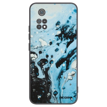 Picasee silikonový černý obal pro Xiaomi Poco M4 Pro - Organic blue