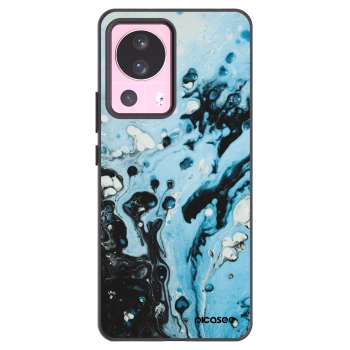 Picasee silikonový černý obal pro Xiaomi 13 Lite - Organic blue