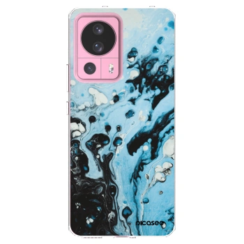 Picasee silikonový průhledný obal pro Xiaomi 13 Lite - Organic blue