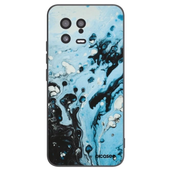 Picasee silikonový černý obal pro Xiaomi 13 - Organic blue