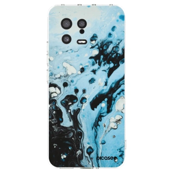 Picasee silikonový průhledný obal pro Xiaomi 13 - Organic blue