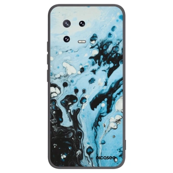 Picasee silikonový černý obal pro Xiaomi 13 Pro - Organic blue