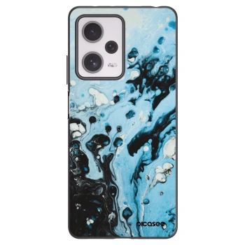 Picasee silikonový černý obal pro Xiaomi Redmi Note 12 Pro+ 5G - Organic blue