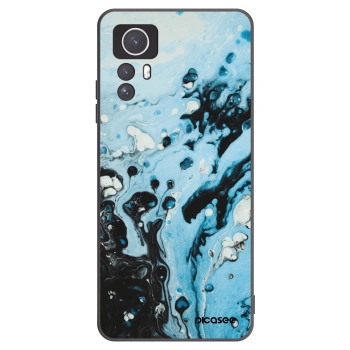 Picasee silikonový černý obal pro Xiaomi Redmi Note 12S - Organic blue
