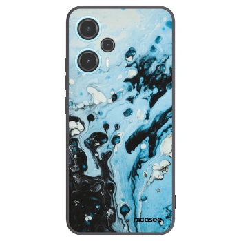 Picasee silikonový černý obal pro Xiaomi Poco F5 - Organic blue