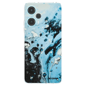 Picasee silikonový průhledný obal pro Xiaomi Poco F5 - Organic blue