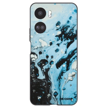 Picasee silikonový černý obal pro Honor 90 Lite 5G - Organic blue